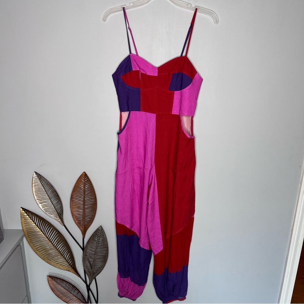 NWT Open Color Block‎ Jumpsuit D9